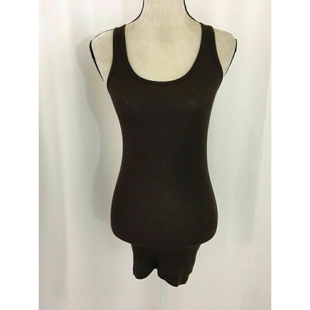 Parker Blue New Chocolate Fitted tank top